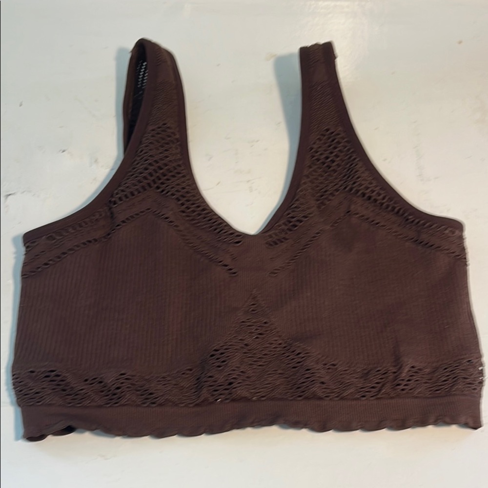 Aerie Brown Lace Women's Bralette S/P